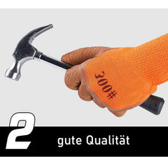 Verdickte und samtige verschleißfeste, rutschfeste, kalte und warme Arbeitsschutzhandschuhe