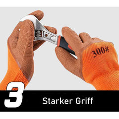 Verdickte und samtige verschleißfeste, rutschfeste, kalte und warme Arbeitsschutzhandschuhe