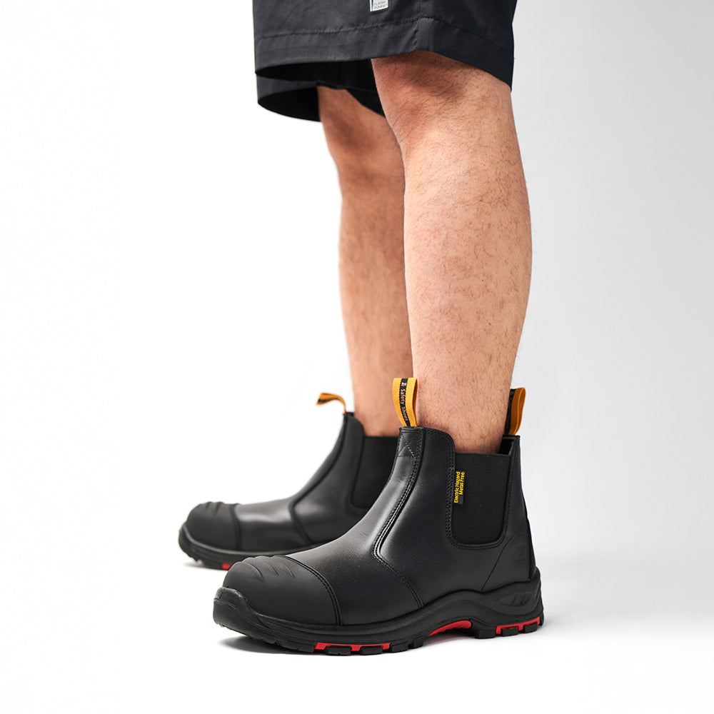 FOOTRA® SAFETY SICHERHEITSSCHUHE S3 WR - Schwarz