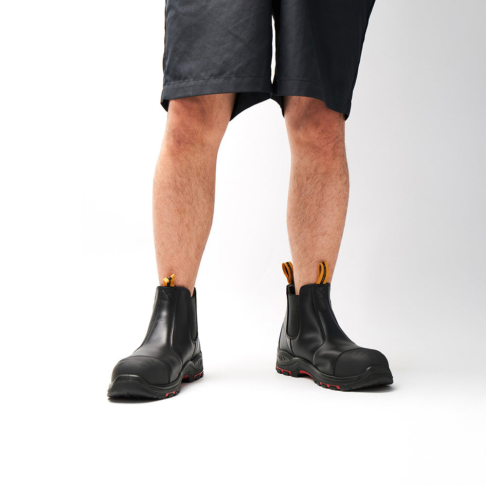 FOOTRA® SAFETY SICHERHEITSSCHUHE S3 WR - Schwarz