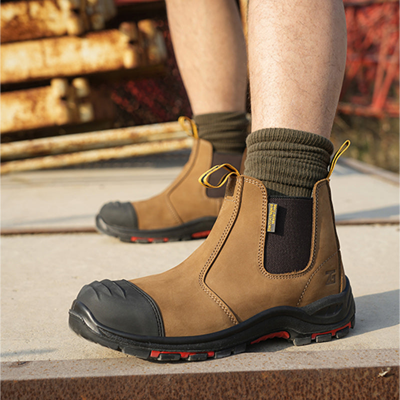 FOOTRA® SAFETY SICHERHEITSSCHUHE S3 WR - Braun
