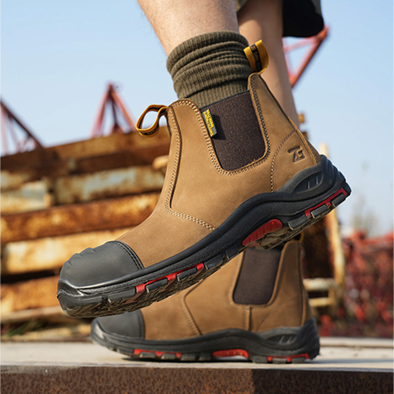 FOOTRA® SAFETY SICHERHEITSSCHUHE S3 WR - Braun