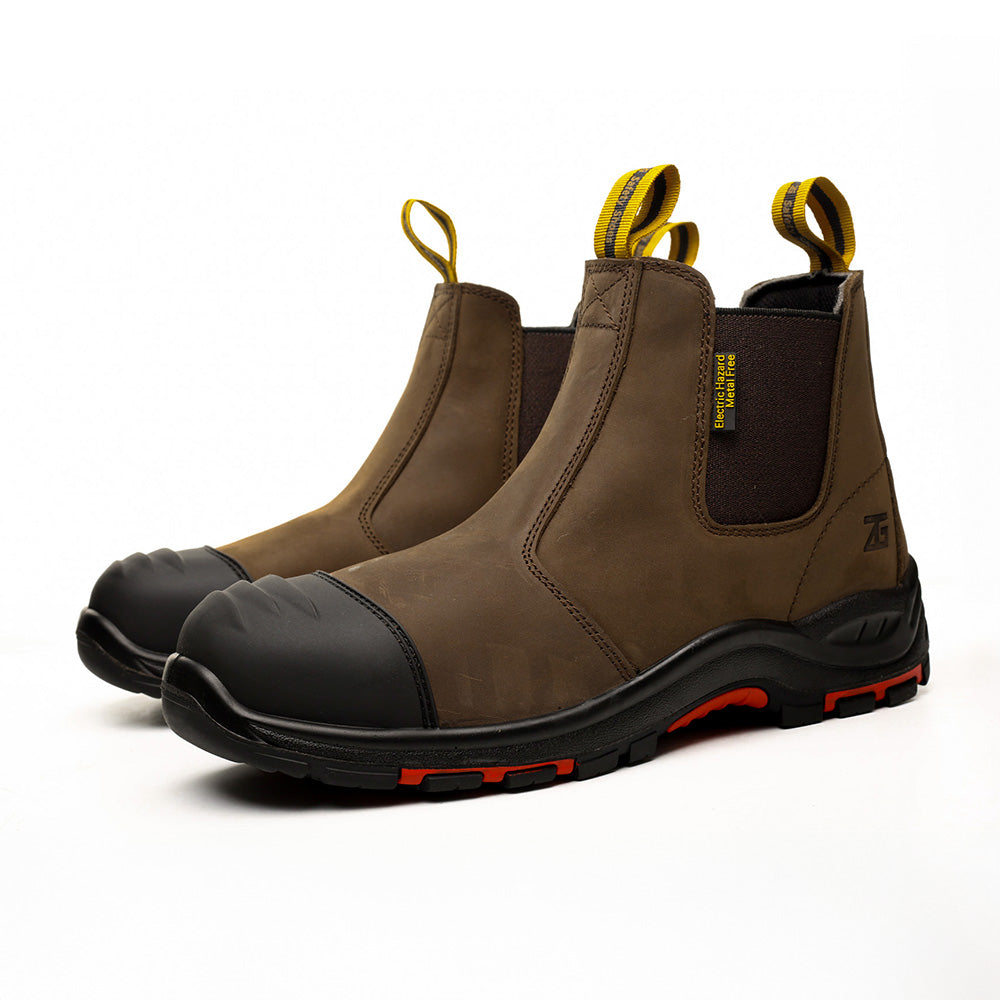 FOOTRA® SAFETY SICHERHEITSSCHUHE S3 WR - Braun
