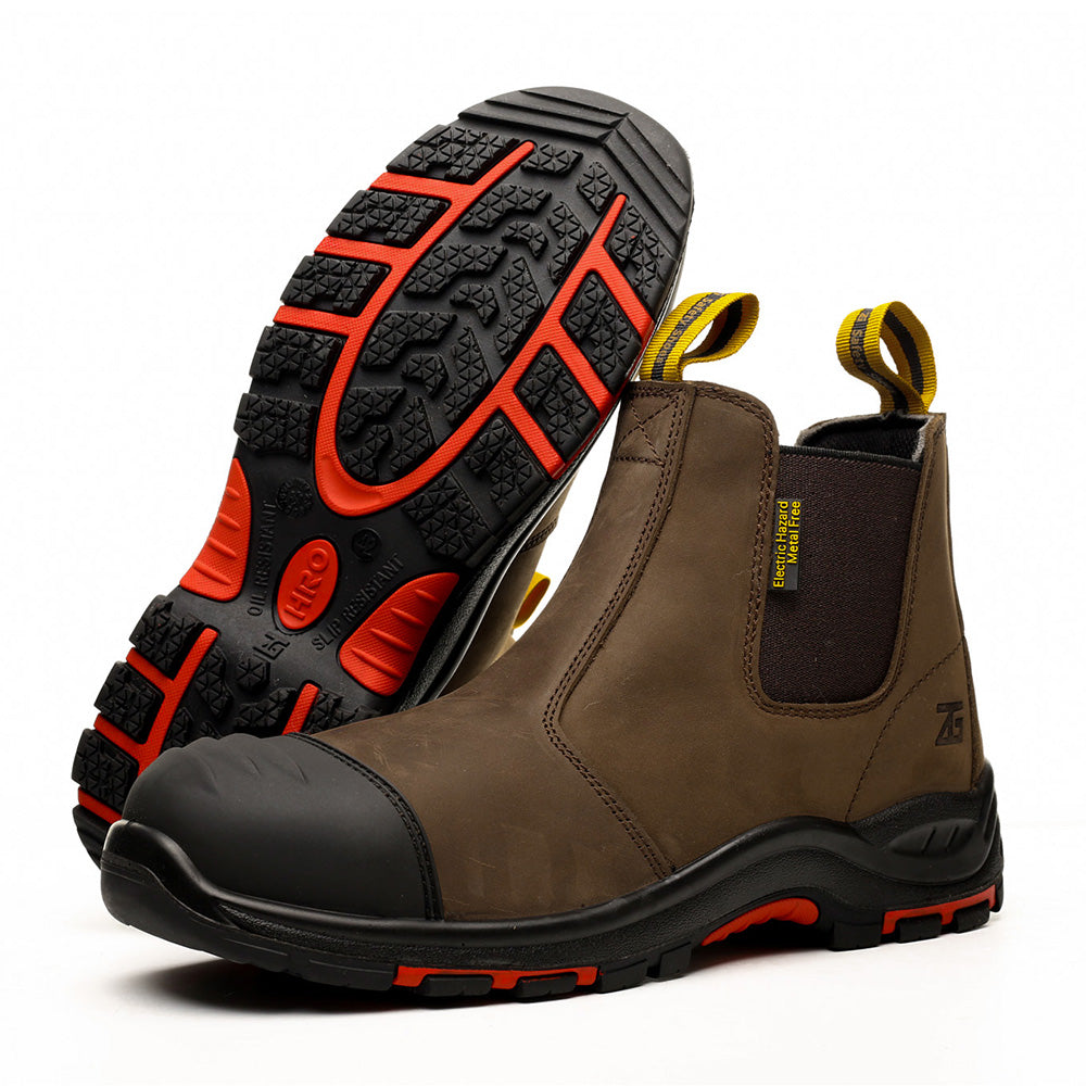 FOOTRA® SAFETY SICHERHEITSSCHUHE S3 WR - Braun