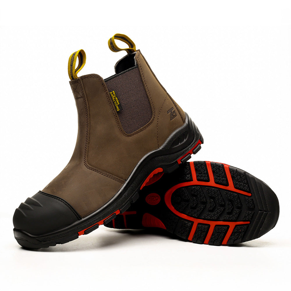 FOOTRA® SAFETY SICHERHEITSSCHUHE S3 WR - Braun