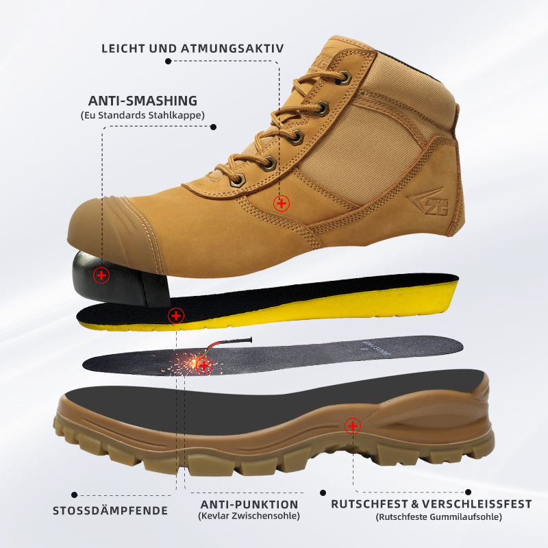 FOOTRA® SAFETY SICHERHEITSSCHUHE S3 WR MID